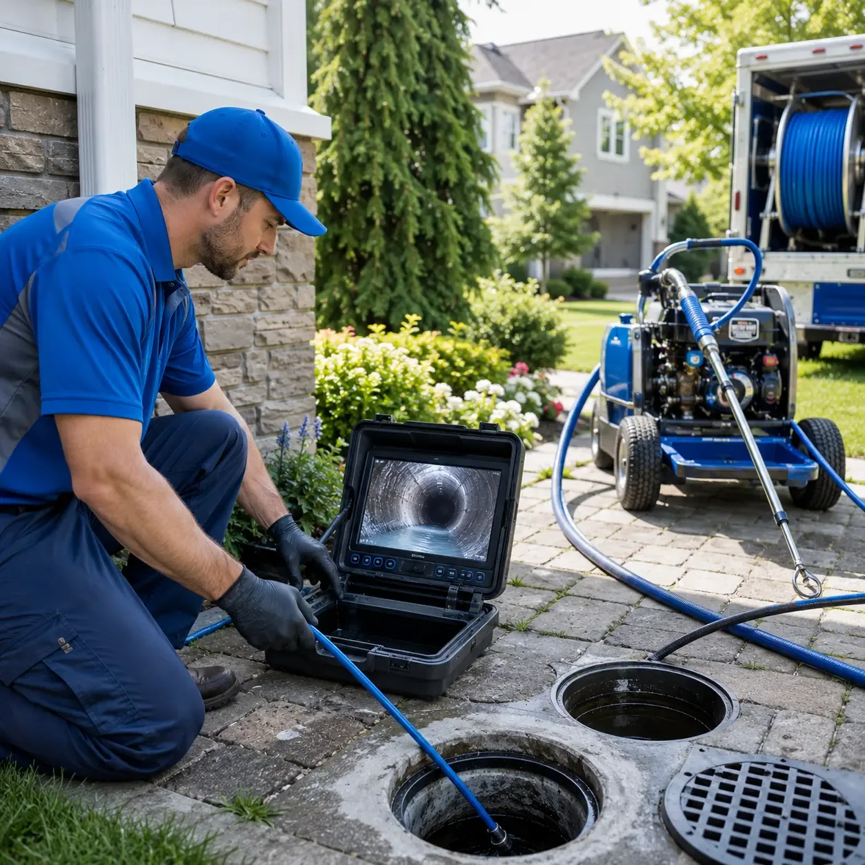 Outdoor drain cleaning professionals serving Westbrook, CT
